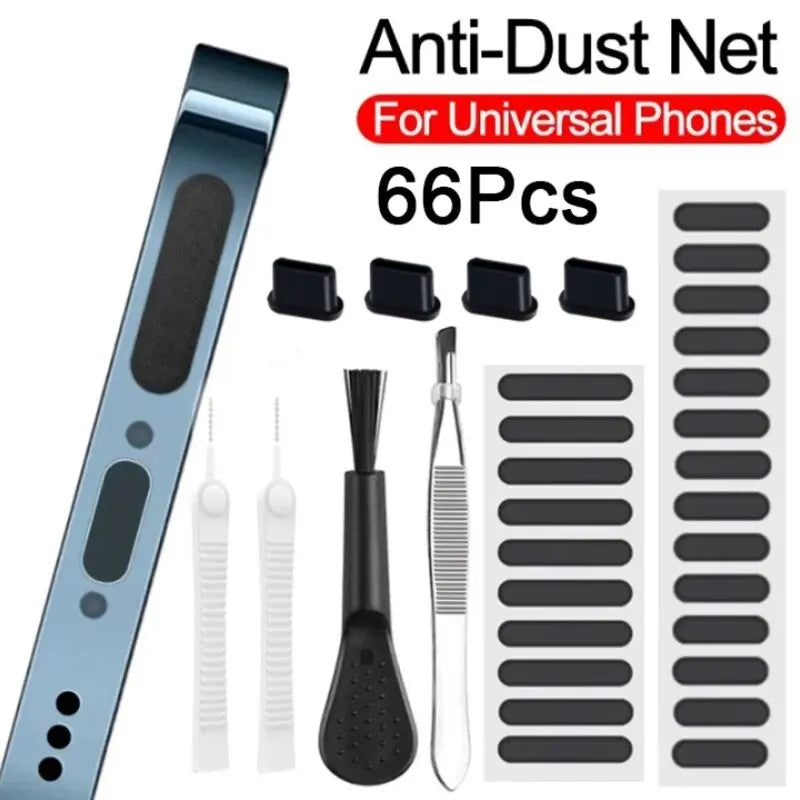 Mobile Phone Speaker Charging Port Cleaning Set Dust Plug for iPhone 15 14 13 Samsung Xiaomi Earphones Cleaner Kit Brush