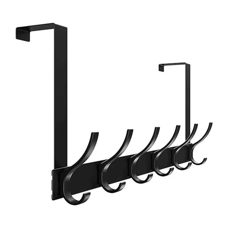 Door Behind Hooks Storage Wall Hanging Bag Clothes Hanger Hook Punch-free Hanger Bedroom Organizer Bathroom Kitchen Accessory