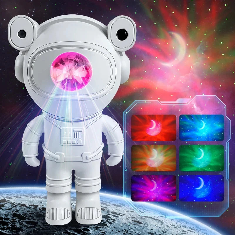 Bluetooth Astronaut Starlight Projector LED Bedroom Ambiance Night Light Aurora Moon Astronaut Bluetooth Speaker Accessories