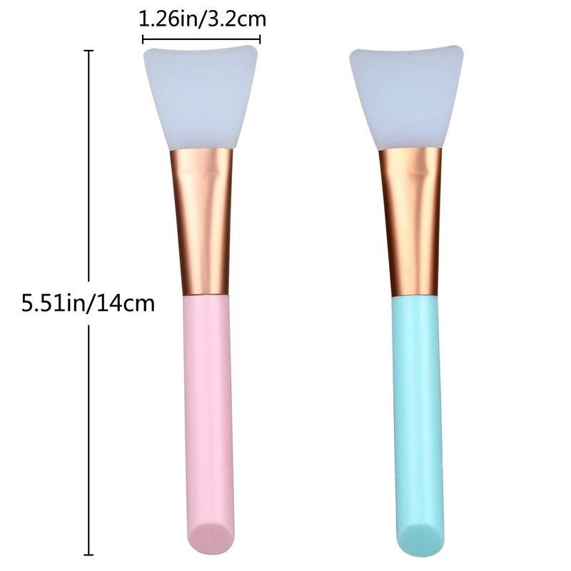 Silicone Facial Mask Brush Beauty Brush Self Made Facial Mask Applicator Soft Brush Head