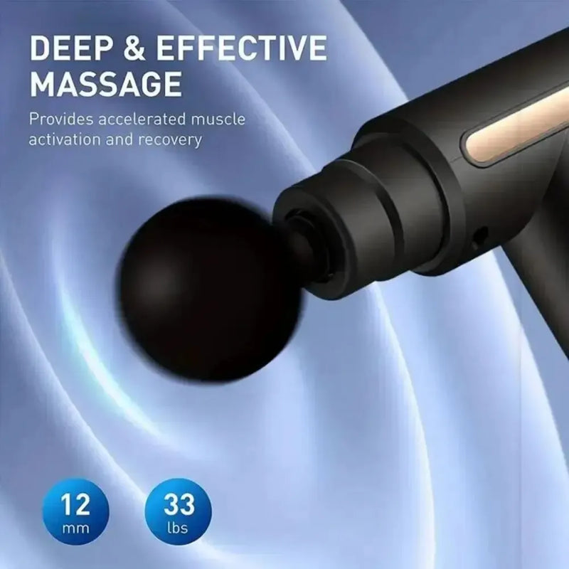 Fascial Gun Muscle Massage Gun Deep Tissue Muscle Handheld Percussion Massager For Body Back And Neck Leg